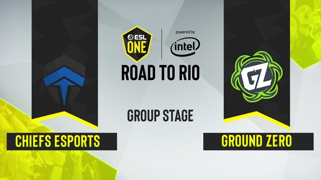 CSGO - Chiefs Esports Club vs. Ground Zero [Mirage] Map 1 - ESL One Road to Rio - Group Stage - Oceania