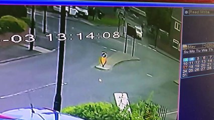 CCTV footage of crash on  Hylton Castle Road, Sunderland