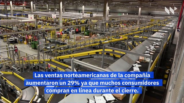 Amazon gana $10,000 por segundo mientras los consumidores se refugian en casa