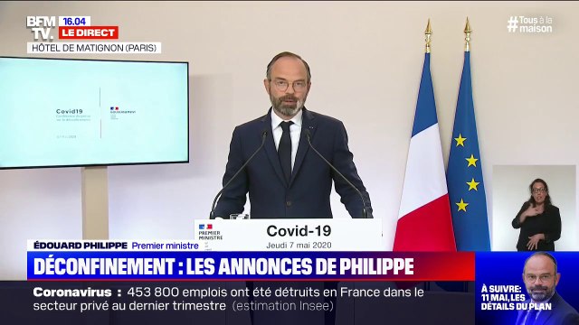 Édouard Philippe: Le plan de déconfinement peut être engagé ce lundi 11 mai
