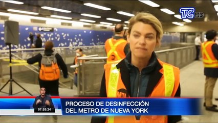 El metro de Nueva York se detiene por primera vez desde 1904 para desinfección