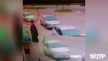 Otomobilden hırsızlık anı güvenlik kamerasında  - GAZİANTEP