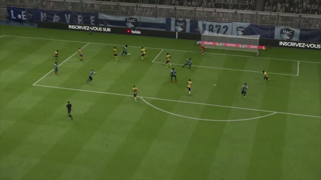 Le Havre FC - FC Sochaux sur FIFA 20 : résumé et buts (L2 - 32e journée)