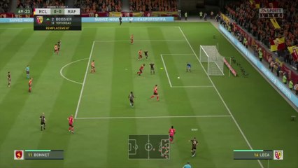 RC Lens - Rodez AF  sur FIFA 20 : résumé et buts (L2 - 32e journée)