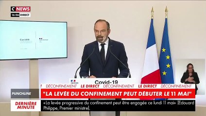 Edouard Philippe   «Nous sommes en mesure de valider le déconfinement sur l'ensemble du territoire métropolitain»