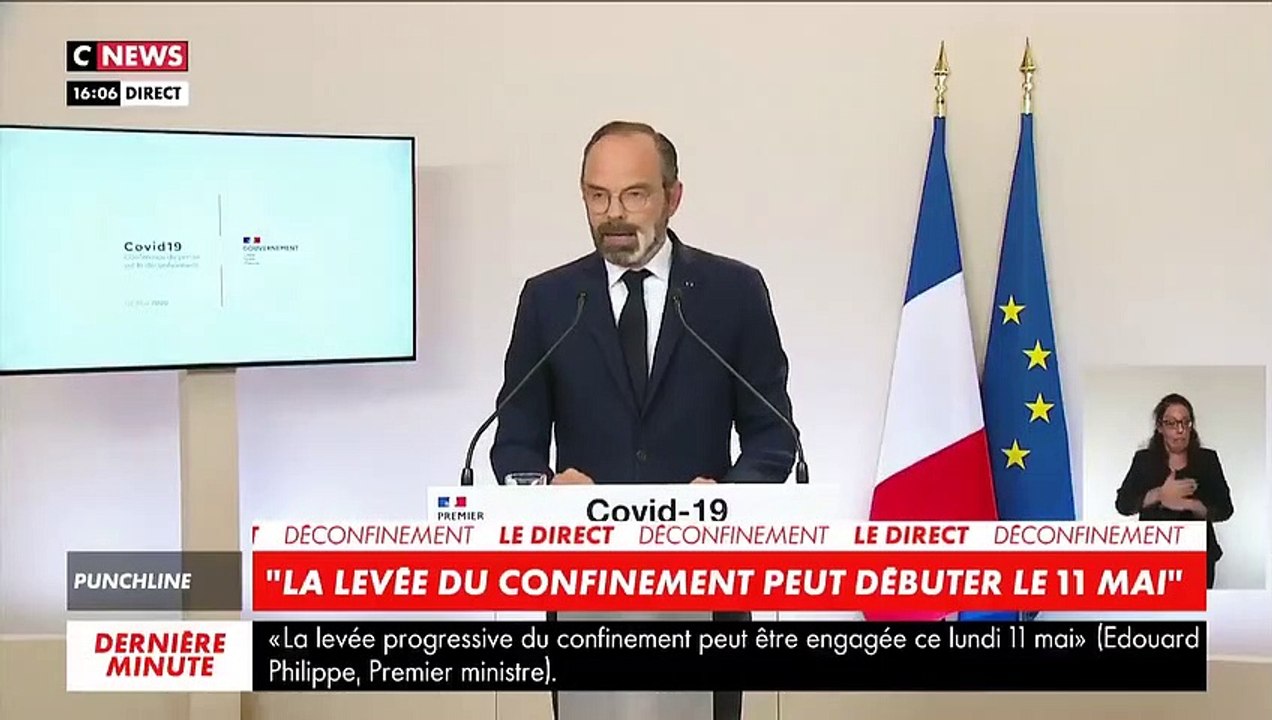 Edouard Philippe   «Nous sommes en mesure de valider le déconfinement sur l'ensemble du territoire métropolitain»