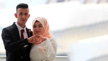 Koronavirüs nedeniyle sokağa çıkma yasağına takılan 19 yaşındaki gelin, özel izinle evlendi