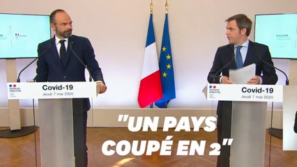 Plan de déconfinement: Philippe dévoile un "pays coupé en deux"