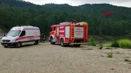DENİZLİ Akıntıya kapılan amca çocukları için arama kurtarma çalışması başlatıldı- 2