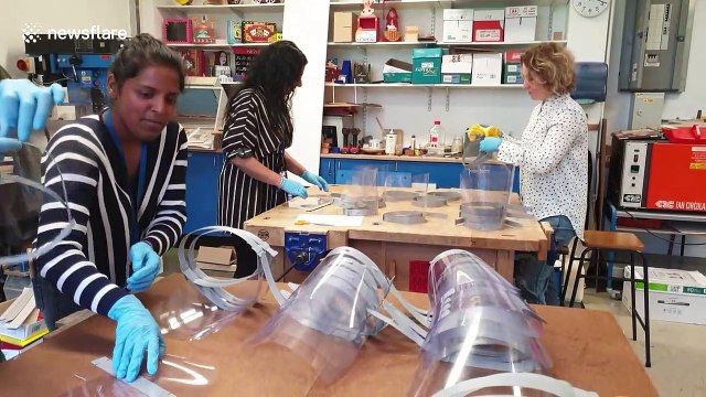 London school makes face shields for NHS staff and key workers