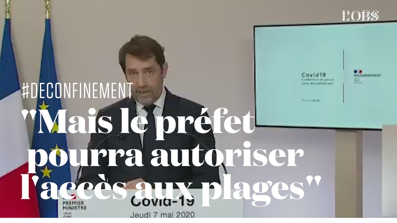 Castaner : "Pour l'accès aux plages, la règle générale reste la fermeture"