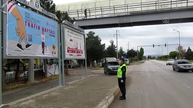 Jandarma ekiplerinden Trafik Haftası etkinliği