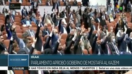 Aprueba parlamento iraquí el gobierno de Mostafá Al Kazemi