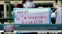 Perú: trabajadores de la construcción exigen bono durante cuarentena