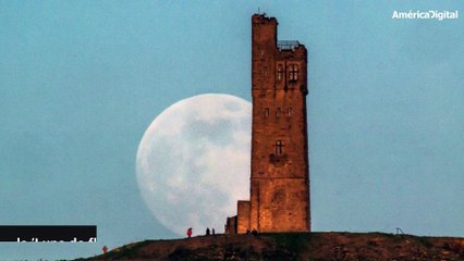 Impactantes imágenes que deja la Luna de Flores