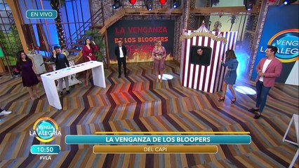 ¡Le aventaron de todo! El Capi sufrió las consecuencias de tantos Bloopers. | Venga La Alegría