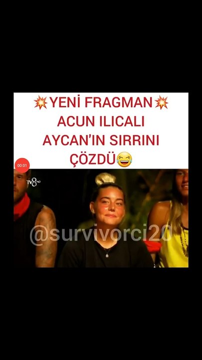 Survivor Acun ilicali aycan yanaç in sirrini cözdü ifşa etti!!!!!!!!!!!!