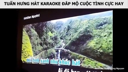 TUẤN HƯNG HÁT KARAOKE ĐẮP MỘ CUỘC TÌNH CỰC HAY