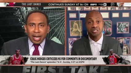 First Take gets heated over Craig Hodges' criticism of Michael Jordan