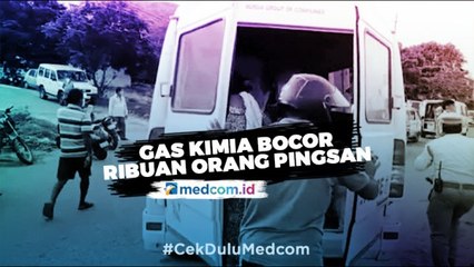 Gas Kimia Bocor, Ribuan Orang Sulit Bernapas hingga Pingsan di Jalan