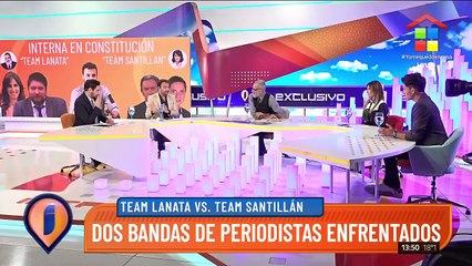 Enfrentamiento entre los periodistas de "Telenoche": "Team Lanata" vs "Team Santillán"