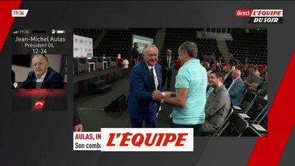Jean-Michel Aulas aurait préféré «le mérite sportif plutôt qu'une solution juridique» - Foot - L1
