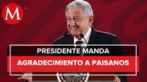 AMLO agradece a paisanos el envío de remesas