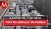 Puebla aplicará 'Hoy No Circula' por alta movilidad en contingencia