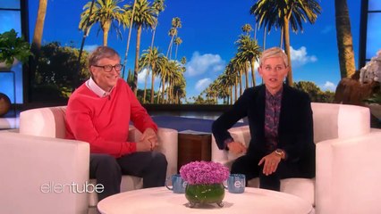 Bill Gates Chats with Ellen for the First Time //  Ellen Show//
