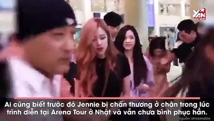 Các fan phẫn nộ khi biết Jennie (BLACK PINK) bất ngờ bị tấn công ở sân bay