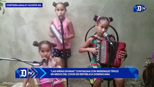 “Las Niñas Divinas” contagian con merengue típico en medio del COVID en República Dominicana