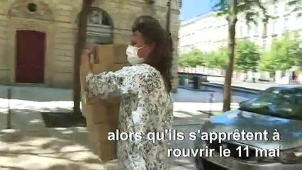 Coronavirus: à Bordeaux, des "kits de déconfinement" distribués aux commerçants