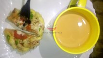 tea time pizza Just 2 Min  || by Ariha Food Style( Ramadan special )