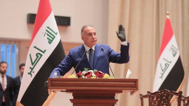 الكاظمي: تشكيل حكومته جاء استجابة لأزمة اجتماعية واقتصادية وسياسية