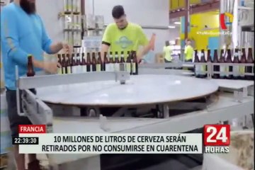 Francia: 10 millones de litros de cerveza serán desechados por no consumirse en cuarentena