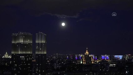 Moskova'da Muhteşem Dolunay 🌕
