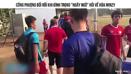 hỏi về Hòa Minzy Khi biết nữ ca sĩ cũng đang có mặt trên sân tập