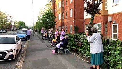 Clap for Carers applause in Hilsea, in Portsmouth
