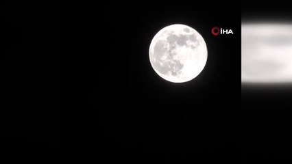 'Süper Ay' görüntüsüyle hayran bıraktı