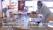 Déconfinement: à Paris, grand nettoyage dans les écoles avant la réouverture