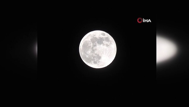 'Süper Ay' görüntüsüyle hayran bıraktı