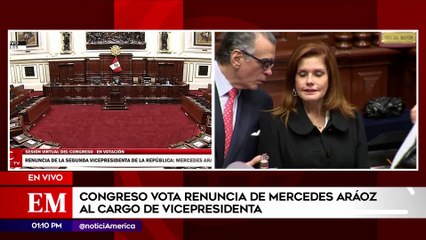 Edición Mediodía: Congreso aceptó renuncia de Mercedez Araóz