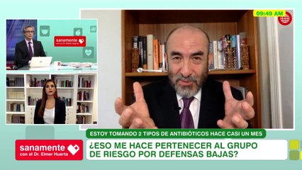 #SanamenteConElDrHuerta - ¿Tomar varios antibióticos me hace pertenecer al grupo de riesgo por defensas bajas?