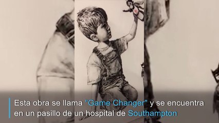 Banksy rinde homenaje al personal sanitario británico