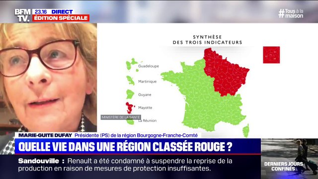 La crainte que j'ai, c'est pour les activités touristiques. La présidente de la région Bourgogne-Franche-Comté demande une aide financière supplémentaire pour les régions rouges