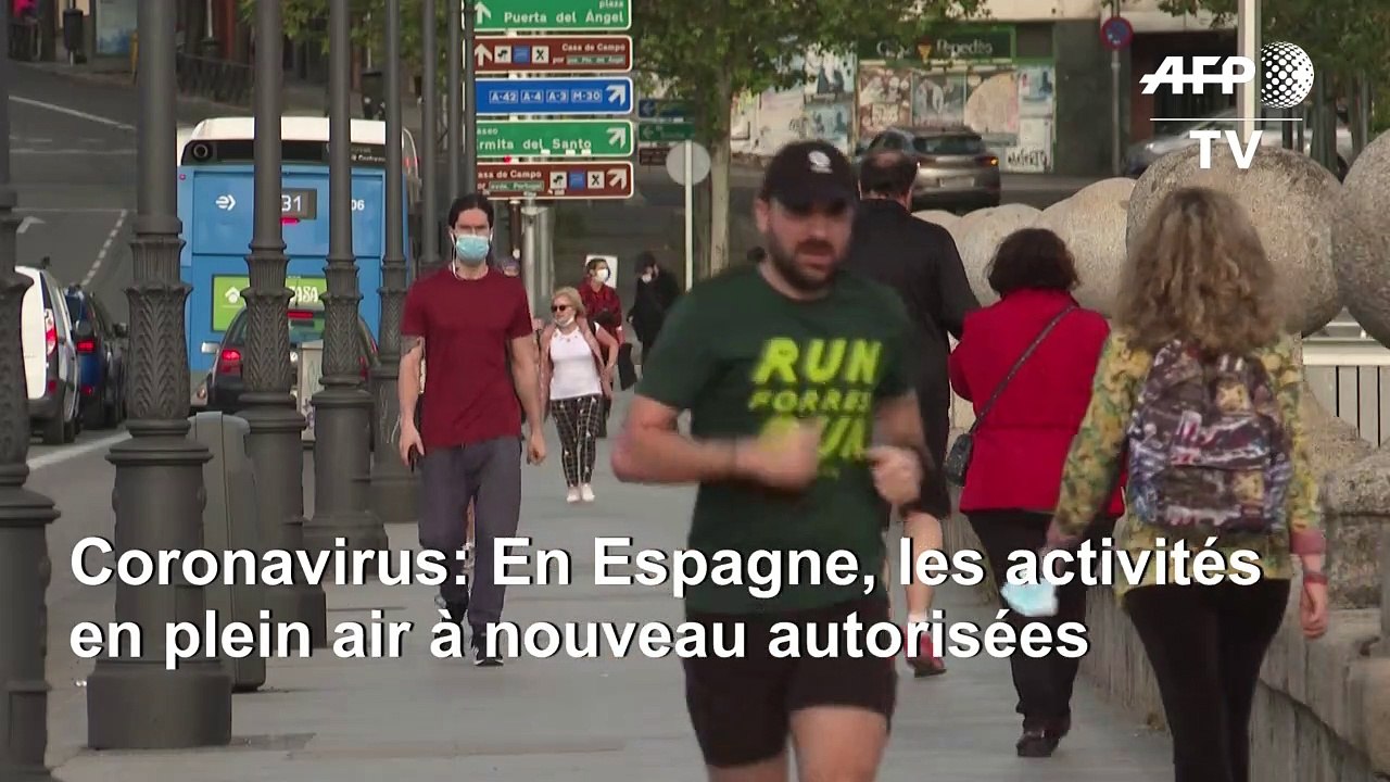 Coronavirus: en Espagne, les activités en plein air autorisées à certaines heures
