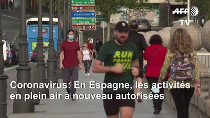 Coronavirus: en Espagne, les activités en plein air autorisées à certaines heures