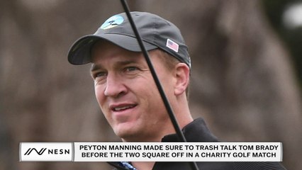 Peyton Manning Trash Talks Tom Brady Ahead of Golf Match