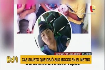 Sujeto que dejó secreciones nasales en tren: ‘no era consciente de mis actos, estaba ebrio’