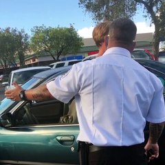 Livid Woman Yells in Walmart Parking Lot